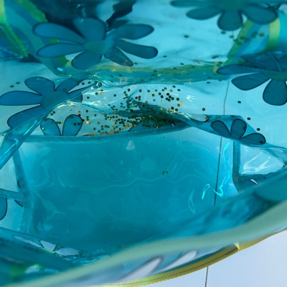 Neiman Marcus Floral Glitter Purse - Picture 2 of 4